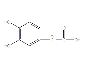 3,4-dihydroxyphenylacetic acid structural formula