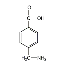 4-aminomethylbenzoic acid structural formula