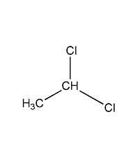 1,1-dichloroethane structural formula