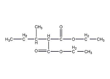 Sec-butyldiethylmalonate structural formula