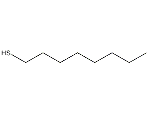 n-Octylthiol Structural Formula