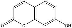 7-hydroxycoumarin structural formula