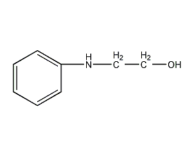 2-Phenyldiethanolamine structural formula
