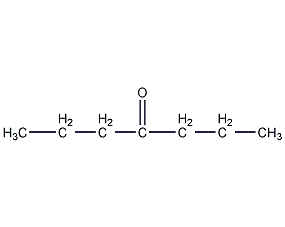 4-Heptanone Structural Formula