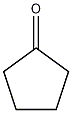 Cyclopentanone structural formula
