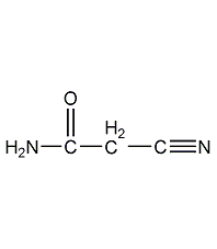 Cyanacetamide structural formula