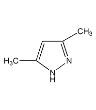 3,5-dimethylpyrazole structural formula