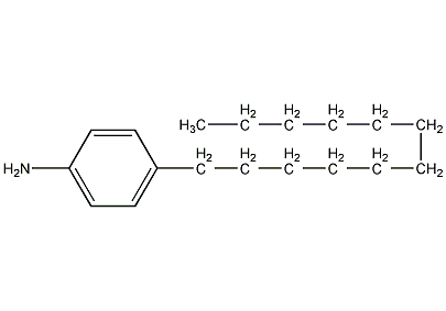 4-Dodecylaniline structural formula
