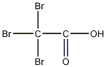 Tribromoacetic acid structural formula