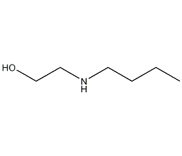 2-(butylamino)ethanol structural formula