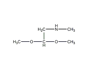 Methylaminoacetaldehyde dimethyl acetal structural formula