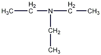 Triethylamine structural formula