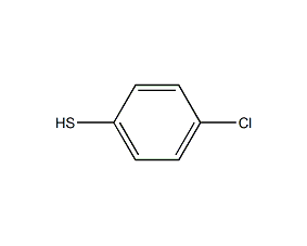 4-Chlorothiophenol Structural Formula