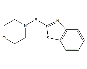 2-(Thiomorpholinyl)benzothiazole structural formula