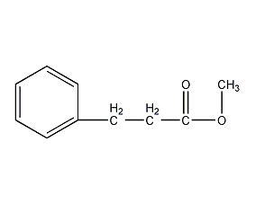 3-Phenylpropionic acid methyl ester structural formula