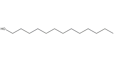 1-Tridedecanol structural formula