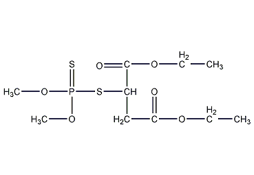 Malathion structural formula