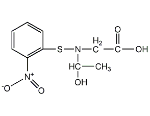 N-[(o-niphenyl)thiol-L-threonine structural formula