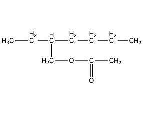 2-ethylhexyl acetate structural formula