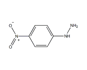 p-Nitrophenylhydrazine Structural Formula