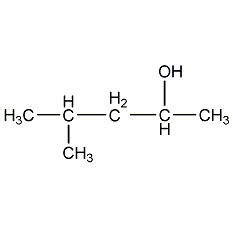 4-methyl-2-pentanol structural formula