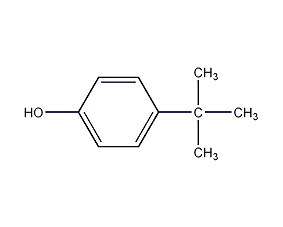 4-tert-butylphenol structural formula