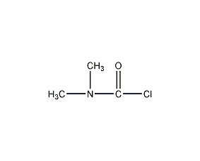 Dimethylcarbamoyl chloride structural formula