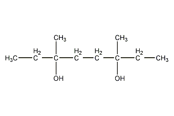 3,6-dimethyl-3,6-octanediol structural formula