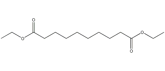 Diethyl sebacate structural formula