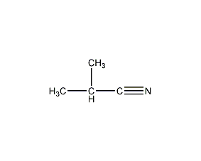 isobutyronitrile structural formula