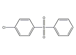 4-Chlorophenylphenyl sulfone structural formula