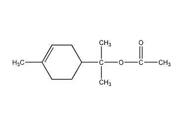 Terpine acetate structural formula