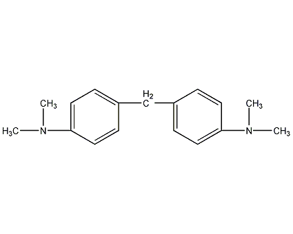 4,4'-methylenebis(N,N-dimethylaniline) structural formula