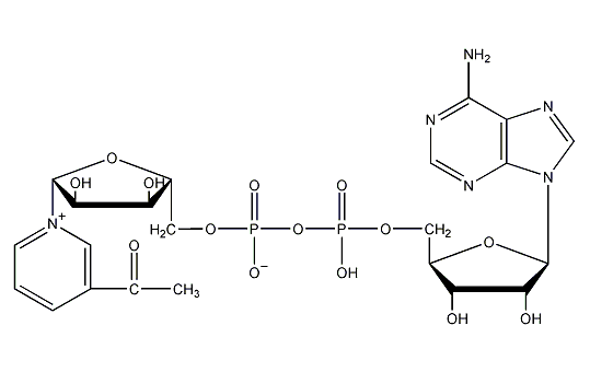 3-acetylpyridine adenine dinucleotide structural formula