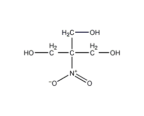 Tris(hydroxymethyl)nitromethane structural formula