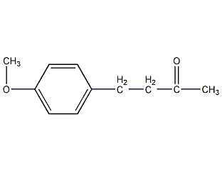 4-(4-methoxyphenyl)-2-butanone structural formula