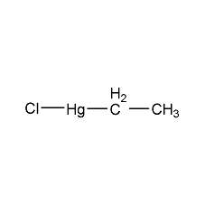 Ethylmercury chloride structural formula