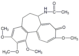 Colchicine structural formula