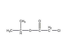 Isopropyl chloroacetate structural formula