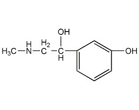 Phenylephrine base structural formula