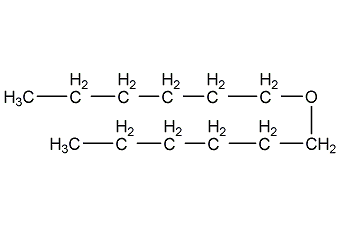 N-hexyl ether structural formula