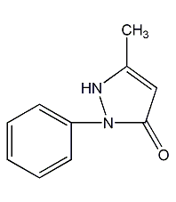 Antipyrine structural formula