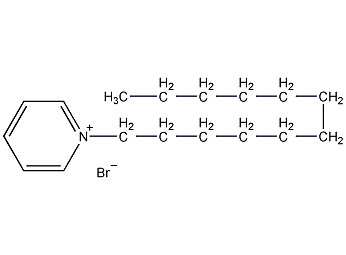 Dodecylpyridinium bromide structural formula