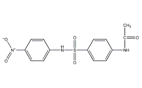 Structural formula of sulfonamide