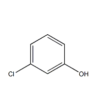 3-chlorophenol structural formula