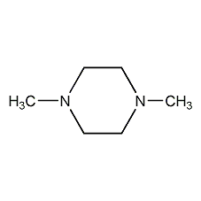 N,N'-dimethylpiperazine structural formula