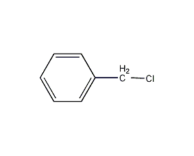 Benzyl chloride structural formula