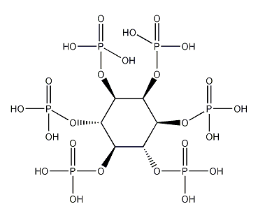 Phytic acid structural formula