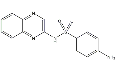 Sulfaquinoxaline Structural Formula