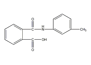 N-m-toluylbenzoic acid structural formula